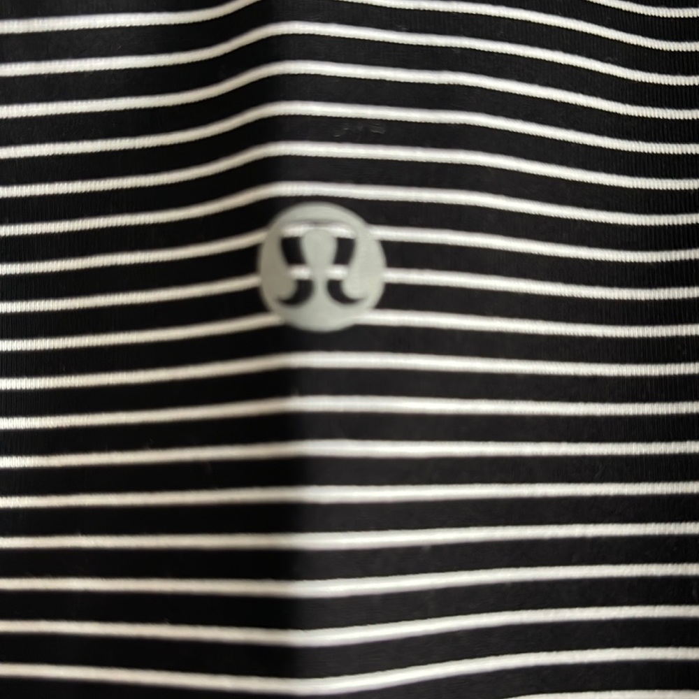 Striped lululemon leggings size 10